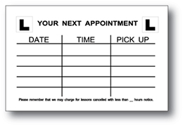 Your Next Appointment Cards